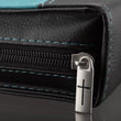 Load image into Gallery viewer, Serenity Prayer Two-tone Aqua Faux Leather Personalized Bible Cover for Women
