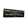 Load image into Gallery viewer, Psalm 37:4 Delight Yourself in The Lord Wood Decor