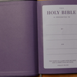 Load image into Gallery viewer, Personalized KJV Holy Bible Value Large Print Thinline Purple King James Version