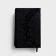 Load image into Gallery viewer, Personalized KJV Large Print Personal Size Reference Bible Charcoal Leathertouch Red Letter