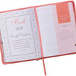 Load image into Gallery viewer, Year of Grace Peach Faux Leather Large Zippered Planner for 2020
