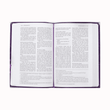 Load image into Gallery viewer, Personalized Custom Text Your Name The Passion Translation New Testament (2020 Edition) Large Print Violet Faux Leather