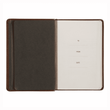 Load image into Gallery viewer, Personalized Custom Text Your Name One Minute with God for Men Daily Devotional Brown Faux Leather
