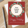 Load image into Gallery viewer, Personalized Holiday Christmas Card Custom Your Photo Image Upload Your Text Greeting Card