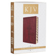 Load image into Gallery viewer, Personalized KJV Bible Super Giant Print King Indexed LuxLeather Burgundy