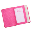 Load image into Gallery viewer, Personalized KJV Bible COMPACT LuxLeather Pink