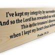 Load image into Gallery viewer, Psalm 18:24 The Lord Has Rewarded Me With His Blessing Wood Decor