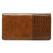 Load image into Gallery viewer, I Know the Plans Jeremiah 29:11 Brown Faux Leather Checkbook Cover