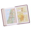 Load image into Gallery viewer, Personalized KJV Bible Super Giant Print King Indexed LuxLeather Burgundy