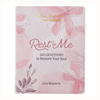 Load image into Gallery viewer, Personalized Custom Text Your Name Rest in Me Devotional Pink Faux Leather