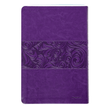 Load image into Gallery viewer, Personalized Custom Text Your Name The Passion Translation New Testament (2020 Edition) Large Print Violet Faux Leather