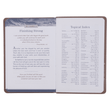 Load image into Gallery viewer, Personalized Custom Text Your Name Standing Firm Daily Devotional Tan Faux Leather Custom Made Gift for Birthdays Celebrations Holidays