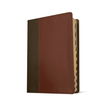 Load image into Gallery viewer, Personalized Custom Text Your Name NLT Life Application Study Bible Third Edition Large Print Red Letter LeatherLike Brown/Mahogany Indexed