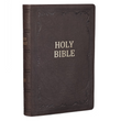 Load image into Gallery viewer, Personalized Custom Text Your Name KJV Super Giant Print Brown Bible King James Version
