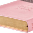Load image into Gallery viewer, Personalized Custom Text Your Name KJV Large Print Edition Two-Tone Pink/Brown King James Version