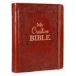 Load image into Gallery viewer, Personalized KJV My Creative Bible Journaling Bible LuxLeather Hardcover Brown King James Version
