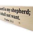 Load image into Gallery viewer, Psalm 23:1 The Lord Is My Shepherd Wood Decor
