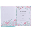 Load image into Gallery viewer, In The Light Of His Glory Teal Faux Leather Devotional