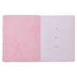 Load image into Gallery viewer, Personalized Custom Text Your Name Rest in Me Devotional Pink Faux Leather