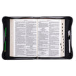 Load image into Gallery viewer, Trust in the LORD Proverbs 3:5 Gray and Black Faux Leather Personalized Bible Cover For Men