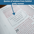 Load image into Gallery viewer, Personalized Custom Text Your Name NIV The Woman's Study Bible Receiving God's Truth for Balance, Hope, and Transformation Blue/Brown Leathersoft Red Letter Edition