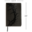 Load image into Gallery viewer, Personalized KJV Large Print Personal Size Reference Bible Charcoal Leathertouch Red Letter