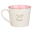 Load image into Gallery viewer, I Love That You Are My Friend Proverbs 27: 9-11 White & Pink Ceramic Coffee Mug