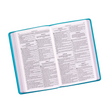Load image into Gallery viewer, Personalized Custom Text Your Name KJV Holy Bible Gift Edition LuxLeather Turquoise King James Version