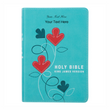 Load image into Gallery viewer, Personalized KJV Turquoise Faux Leather COMPACT Bible