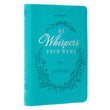 Load image into Gallery viewer, Personalized Devotional He Whispers Your Name Faux Leather Turquoise