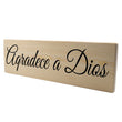 Load image into Gallery viewer, Aqradece a Dios Spanish Wood Decor