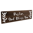 Load image into Gallery viewer, Pastor God Bless You Wood Decor