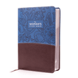 Load image into Gallery viewer, Personalized Custom Text Your Name NIV The Woman's Study Bible Receiving God's Truth for Balance, Hope, and Transformation Blue/Brown Leathersoft Red Letter Edition