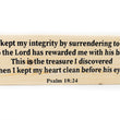 Load image into Gallery viewer, Psalm 18:24 The Lord Has Rewarded Me With His Blessing Wood Decor