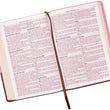 Load image into Gallery viewer, Personalized Custom Text Your Name KJV Large Print Edition Two-Tone Pink/Brown King James Version