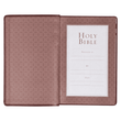 Load image into Gallery viewer, Personalized Custom Text Your Name KJV Holy Bible Standard Size Thumb Index Edition Burgundy King James Version