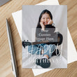 Load image into Gallery viewer, Personalized Happy Birthday Card Custom Your Photo Image Upload Your Text Greeting Card