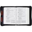 Load image into Gallery viewer, Joshua 1:9 Faux Leather Two-Tone Personalized Bible Cover for Men