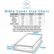 Load image into Gallery viewer, Be Still & Know Psalm 46:10 Purple Laurel Faux Leather Personalized Bible Cover For Women