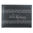 Load image into Gallery viewer, In Loving Memory Charcoal Guest Book Memory Book