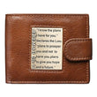 Load image into Gallery viewer, I Know the Plans Jeremiah 29:11 Brown Genuine Leather Wallet