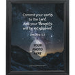 Load image into Gallery viewer, Proverbs 16:3 Personalized Photo Verse