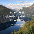 Load image into Gallery viewer, Psalm 119:105 Personalized Photo Verse