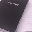 Load image into Gallery viewer, Personalized NIV Comfort Print Holy Bible Soft Touch Edition Leathersoft Black New International Version