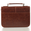 Load image into Gallery viewer, Forro Símil Cuero Placa Fe Café Personalized Bible Cover for Women