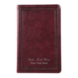 Load image into Gallery viewer, Personalized Custom Text Your Name ESV Premium Gift Bible TruTone Mahogany Border Design