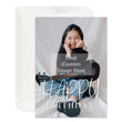 Load image into Gallery viewer, Personalized Happy Birthday Card Custom Your Photo Image Upload Your Text Greeting Card