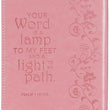 Load image into Gallery viewer, Personalized Devotional Daily Light for Women Pink Faux Leather