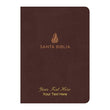 Load image into Gallery viewer, Personalized Custom Text Your Name Biblia Compacta Letra Gde. RVR 1960 Piel Fab. Marron (RVR 1960 LGE. Print Compact Bible Bon. Leather Brown)