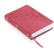 Load image into Gallery viewer, Personalized Custom Text Your Name NKJV Large Print Personal Size Reference Bible LeatherTouch Pink